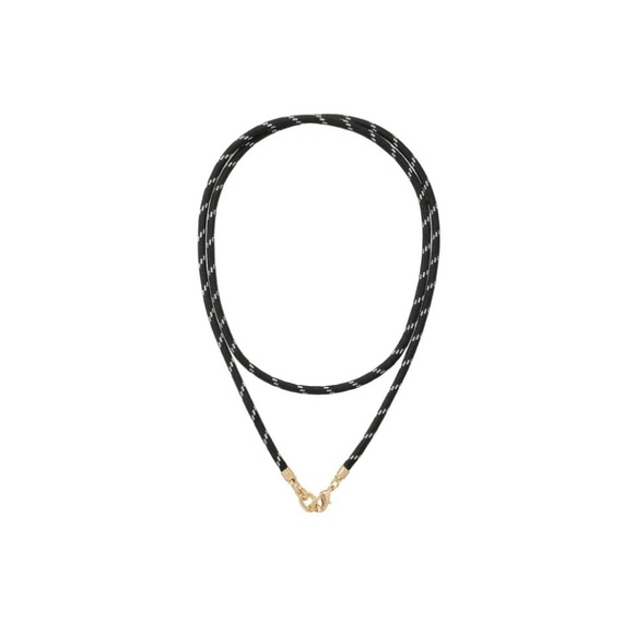 Roxanne Assoulin Jewelry - ROXANNE ASSOULIN The Long Happy Cord Necklace Black Without Charm